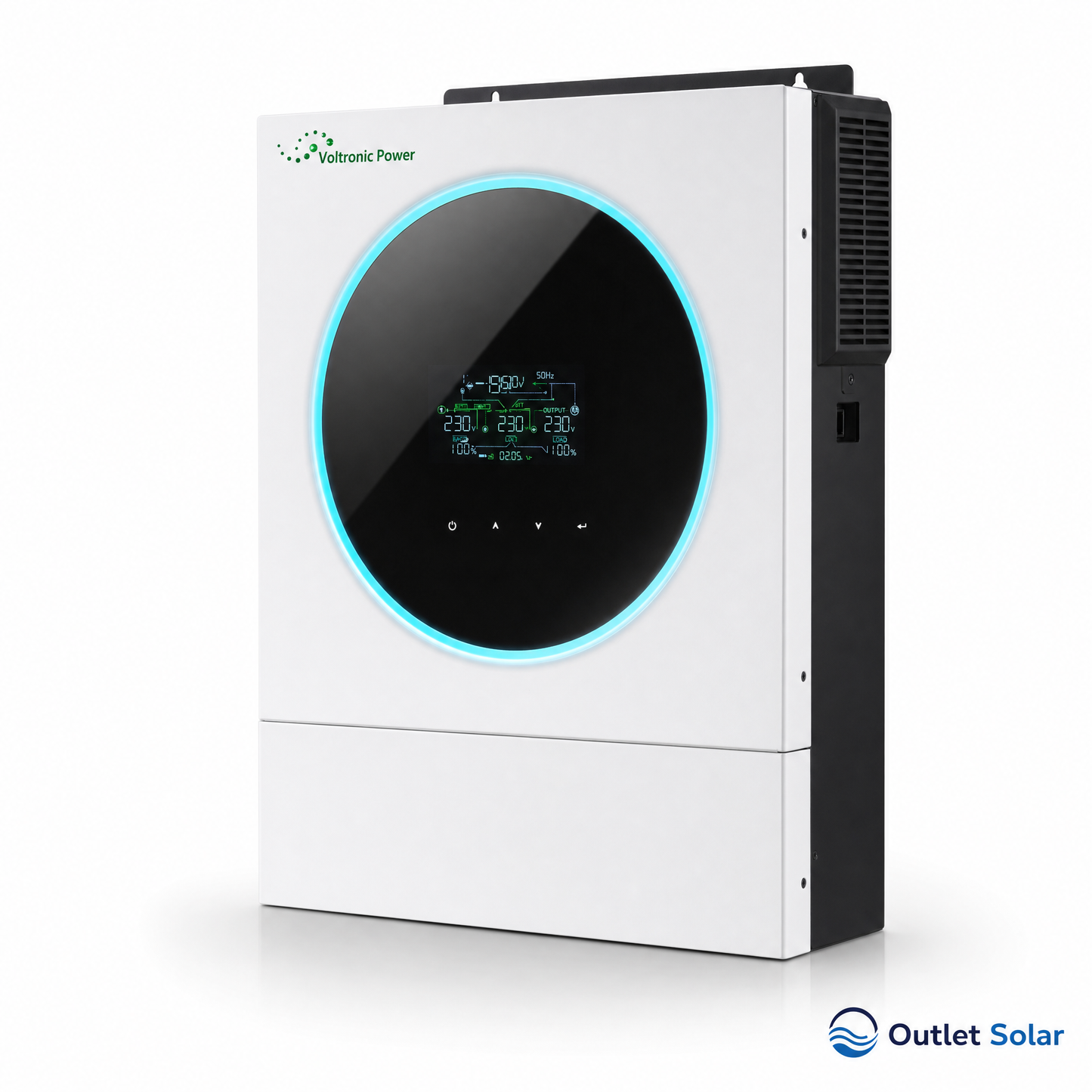 Inv-Carg-Reg. Solar, Axpert VM.IV 5600KVA, 48V, MPPT 120A 120-500VDC-6000W, 100A AC Charger